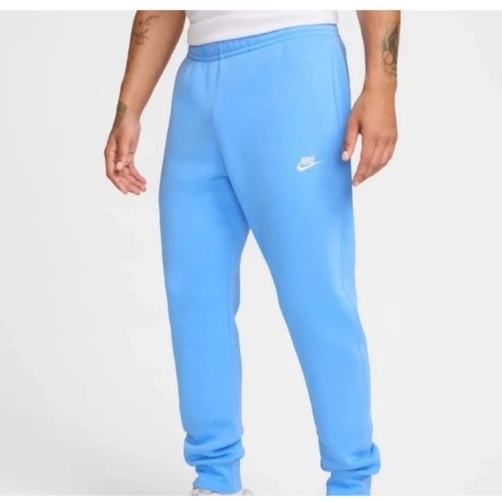 Nike Club Fleece Jogger Pants - Size XL - BV2671 412 - University Blue - NEW